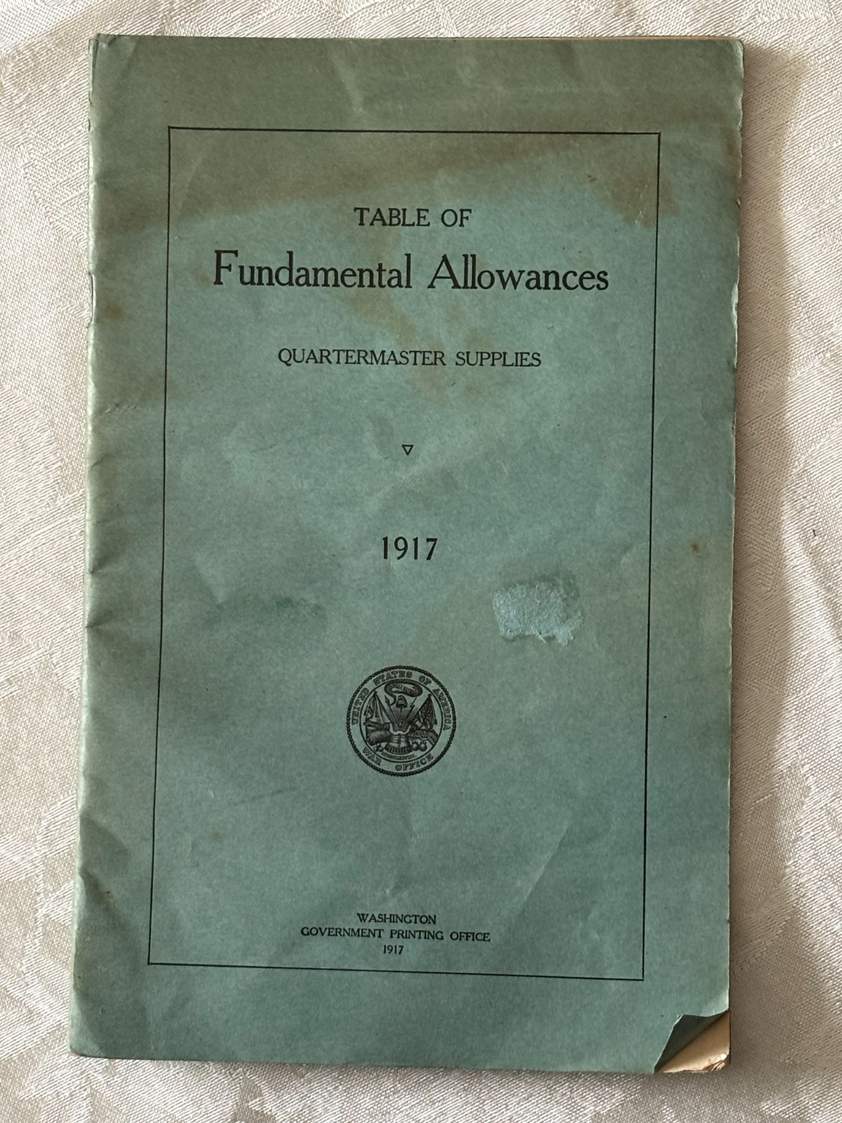 WW1, 7 Training & Review booklets from the U.S. Army War College, 1913 & 1917.