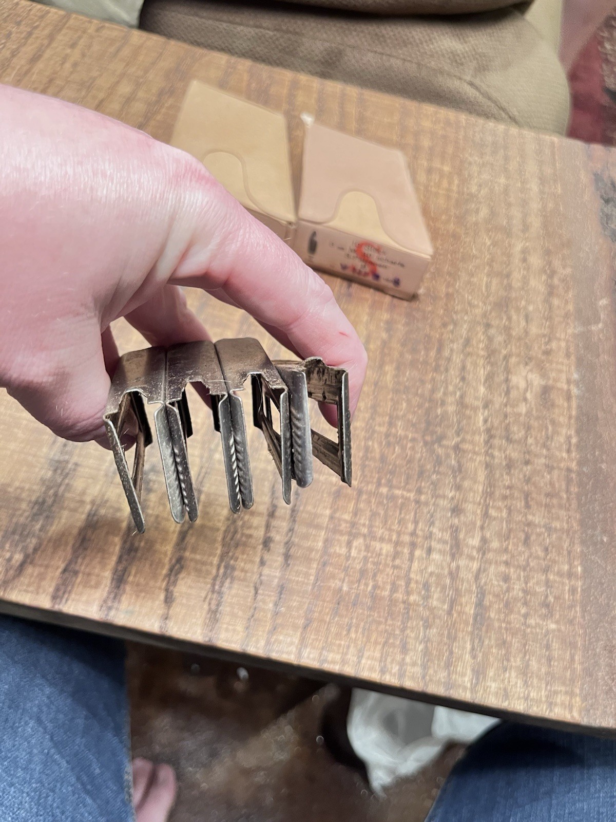 4 WWII German marked Austrian Steyr Mannlicher 1895 M95 Enbloc Stripper Clips