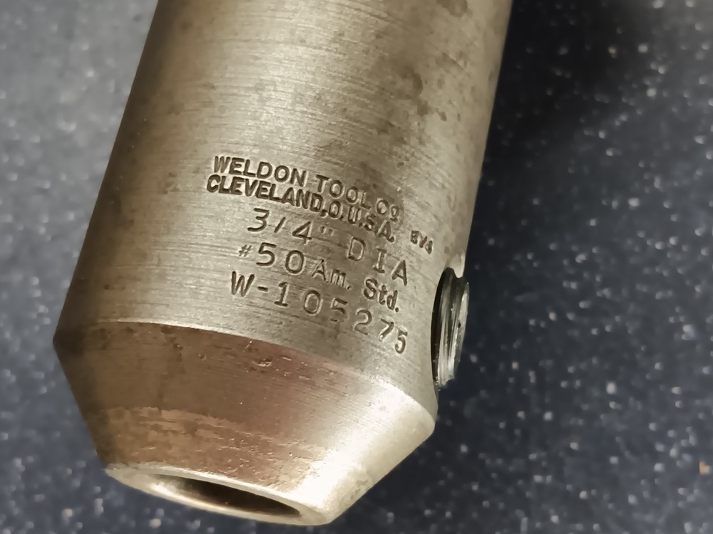 Weldon NMTB50 3/4" ID Solid End Mill Taper Tool Holder Milling Lathe Tooling .75