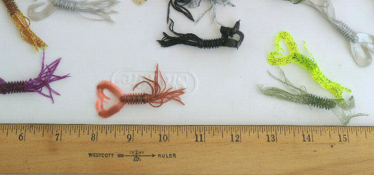 100 Assorted Creature Baits- 2 3/4" - Panfish Lot - 100 Qty - Soft plastics