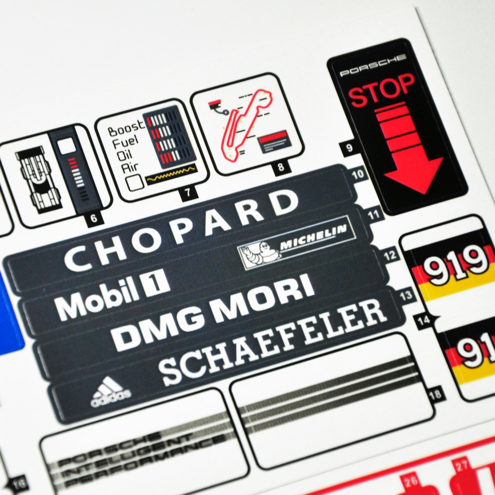 Replacement sticker for set 75876 Precut sticker