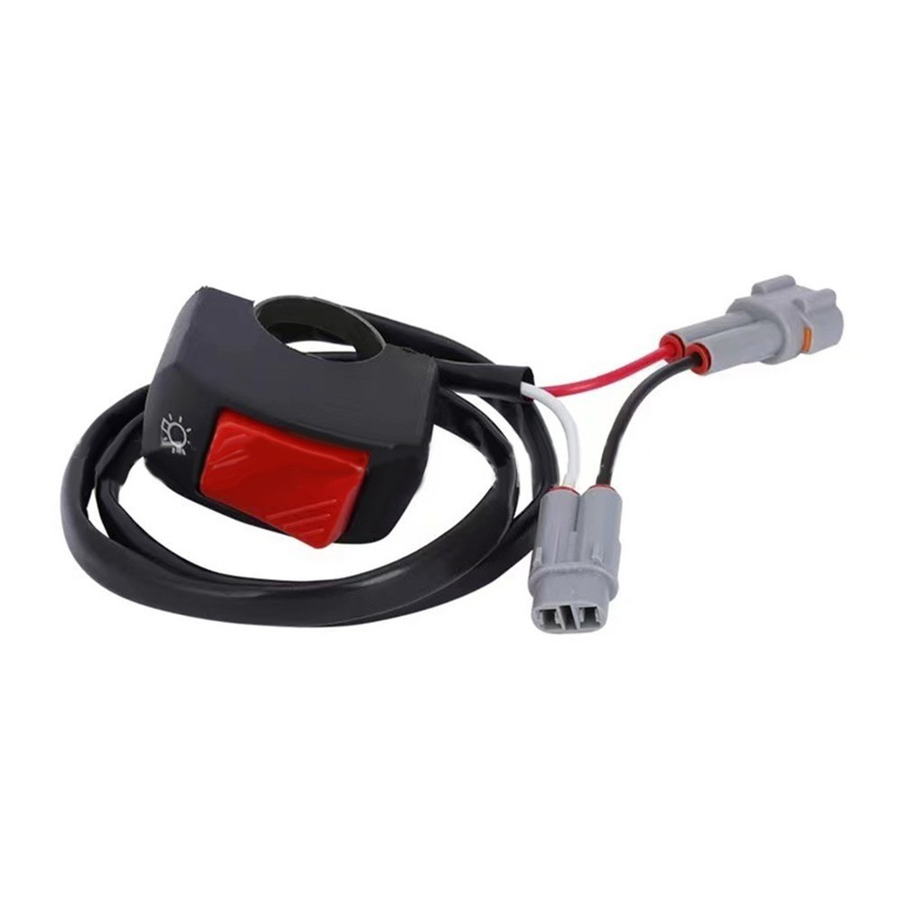 Handlebar Switch Handlebar On/Off 1 Set Accessories Black Headlight Switch