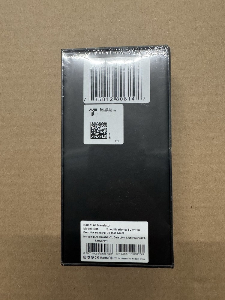 Portable Language Translator Device S85 with 138 Languages Voice Translating