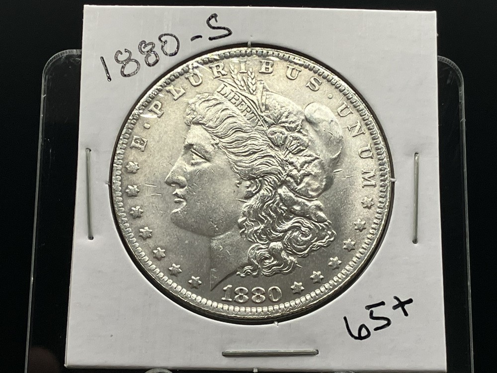 1880 S morgan silver dollar MINT BU+