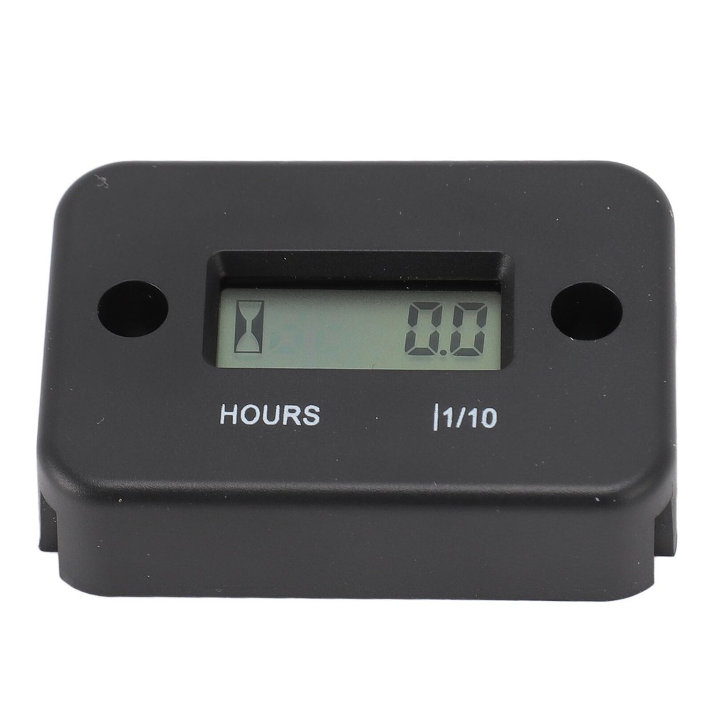 Digital Hour Meter High Accuracy LCD Display Mini Waterproof Engine