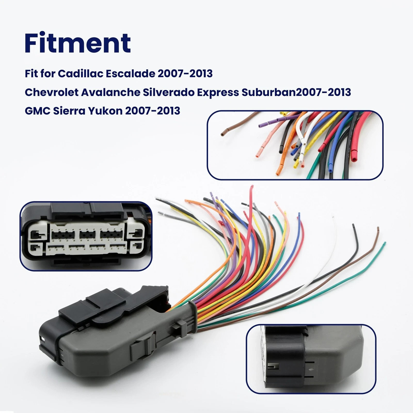 Electronic Brake Control Module Harness Pigtail Fit for Cadillac Chevrolet GM...