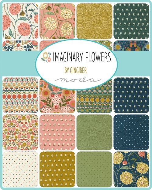 Imaginary Flowers By Gingiber For Moda - Charm Pack