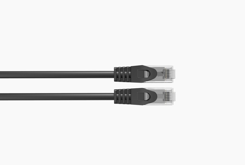 CAT6 Slim Ethernet Patch Cable Black 26 AWG 15FT 25 PACK