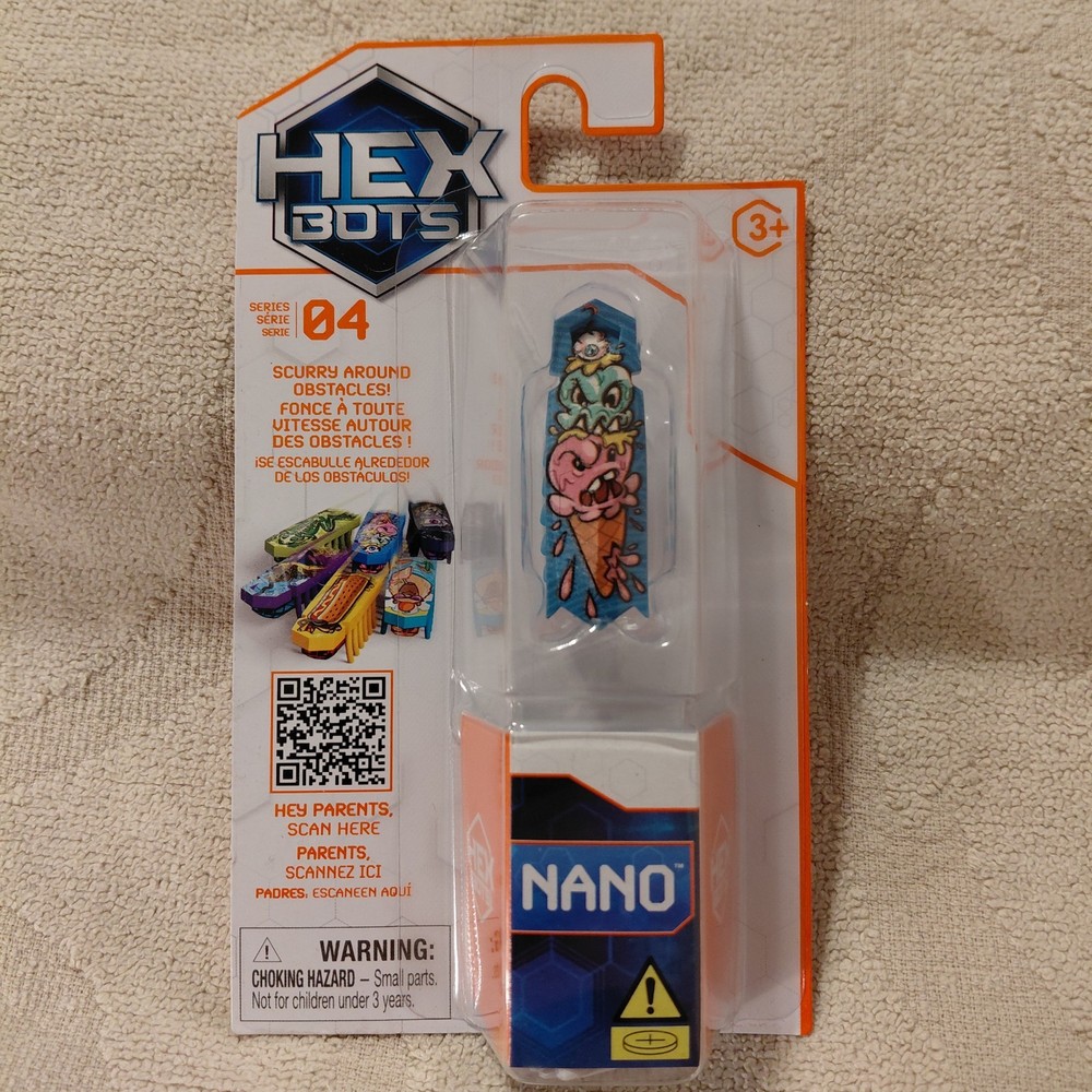 Hex Bots Bundle #2 Includes One Nano Flash & 2 Nano Micro Robots Series 04 New