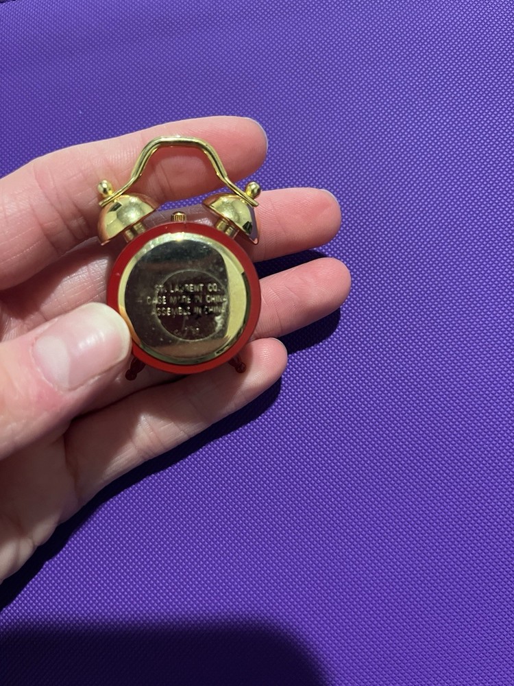 Saint Laurent Mini Red clock