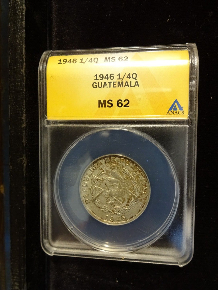 1946 1/4 Quetzal  MS 62