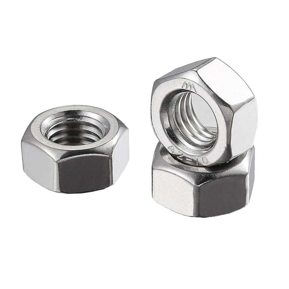8#32 304 Stainless Steel Hex-Nuts (200pcs)