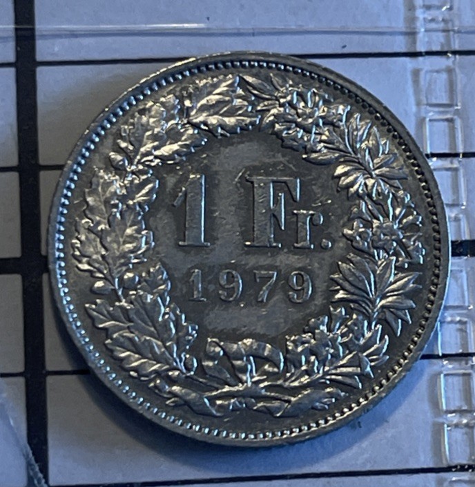 1979 Switzerland 1 Francs