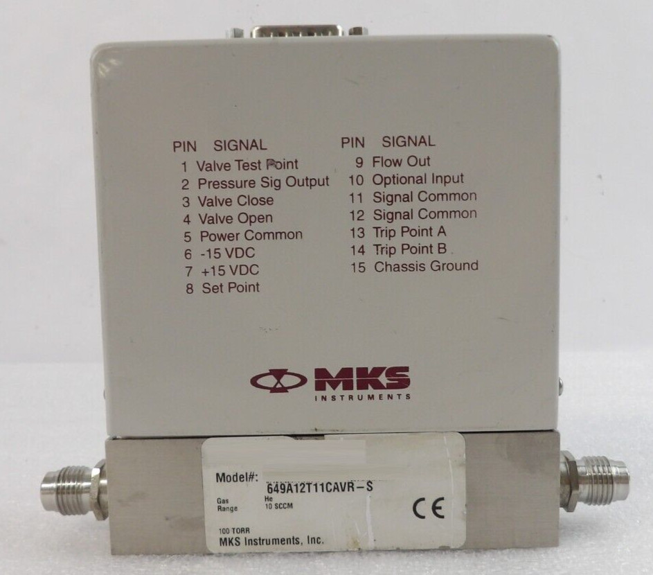 MKS Instruments 649A12T11CAVR Pressure Controller Type 649 Working Spare