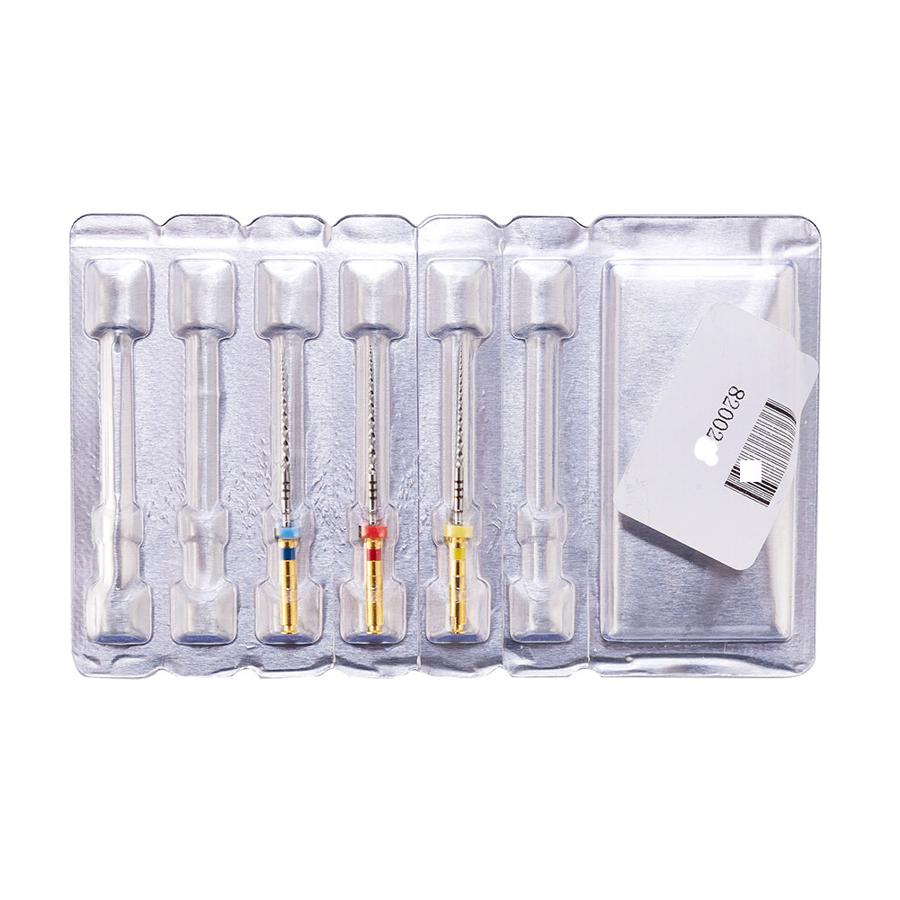 6Pcs Dental Endo Root canal Files X-Pro Gold Taper Niti Endodontic Files 25/31MM