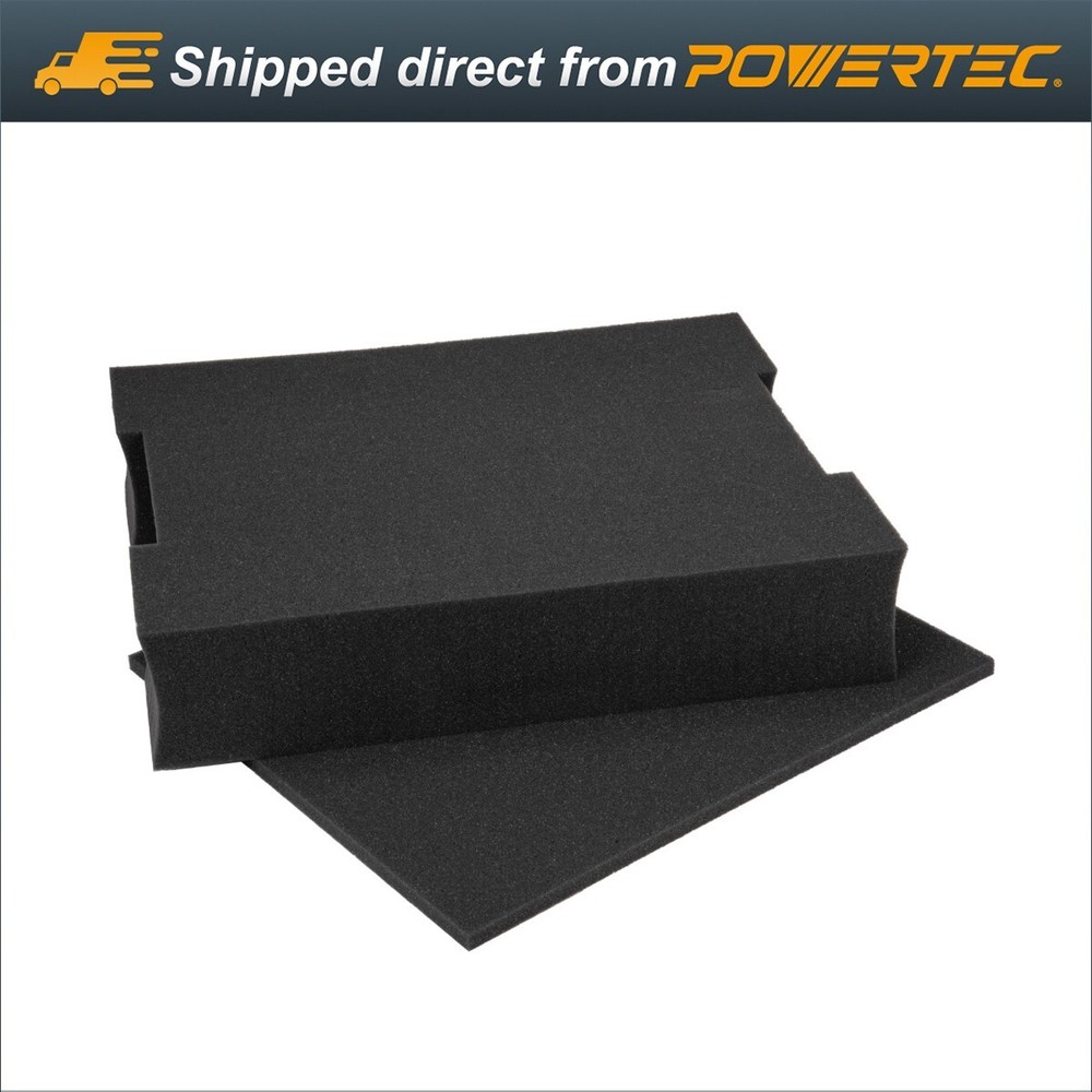 POWERTEC Pre-Cut Foam Insert Replacement for L-Boxx2, Power Tool Transport 71603
