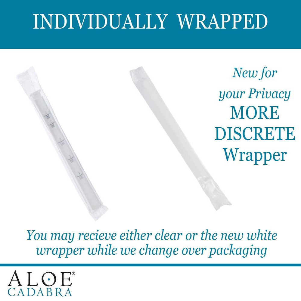 Extra Disposable Vaginal Applicators, Individually Wrapped, Threaded End for Ye