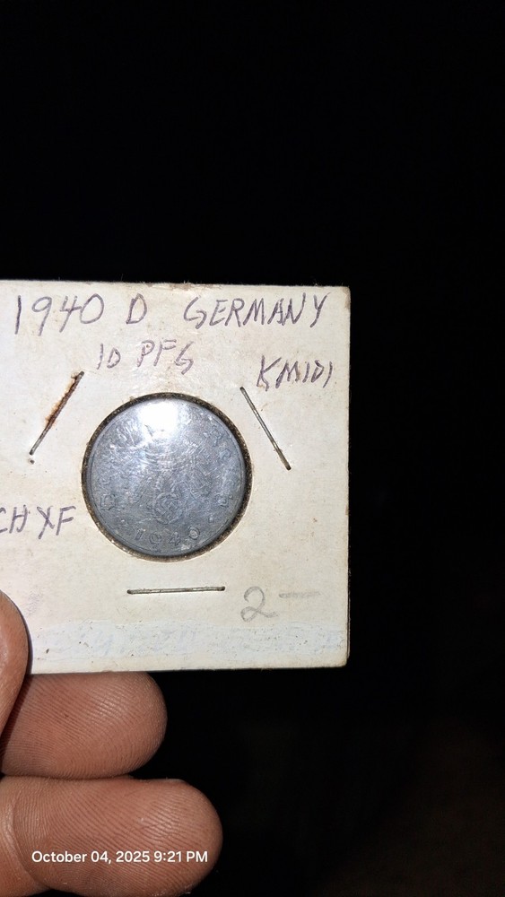 1940 D Germany 10 PFG