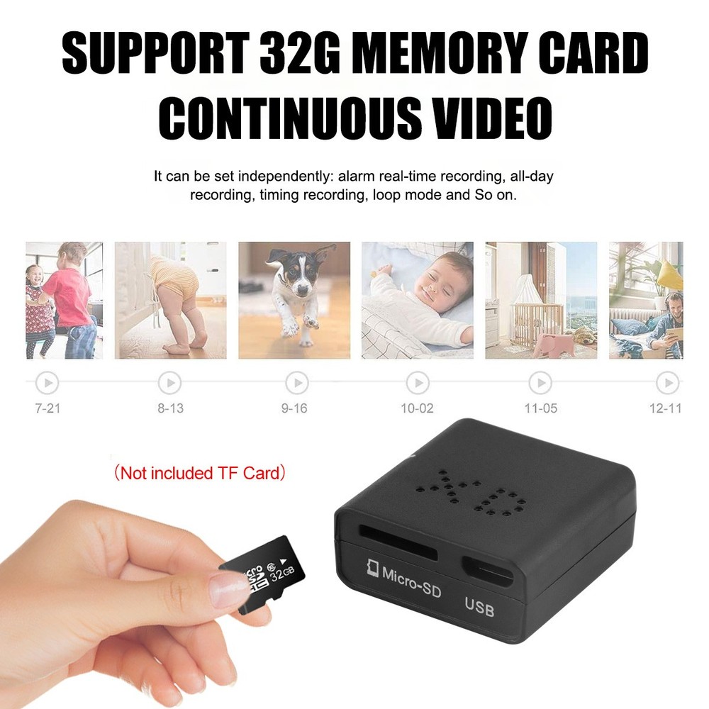 200mAh Battery Night Vision Capability Upgraded Version Direct Recording Device