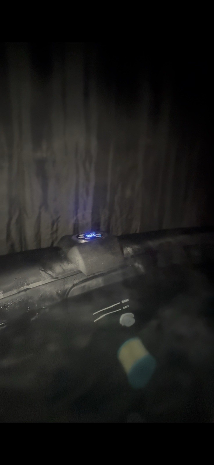 RELXTIME Portable Small Hot Tub for 2 Person Outdoor Oval Hot Tub. Black