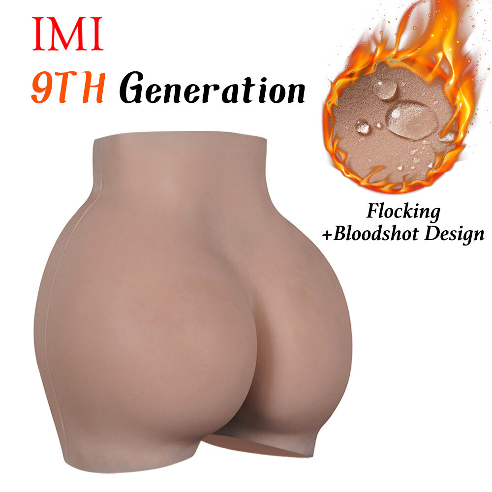 IMI 9th Flocking Silicone Hip Shaping Pants Fake Vagina Panties for Crossdresser