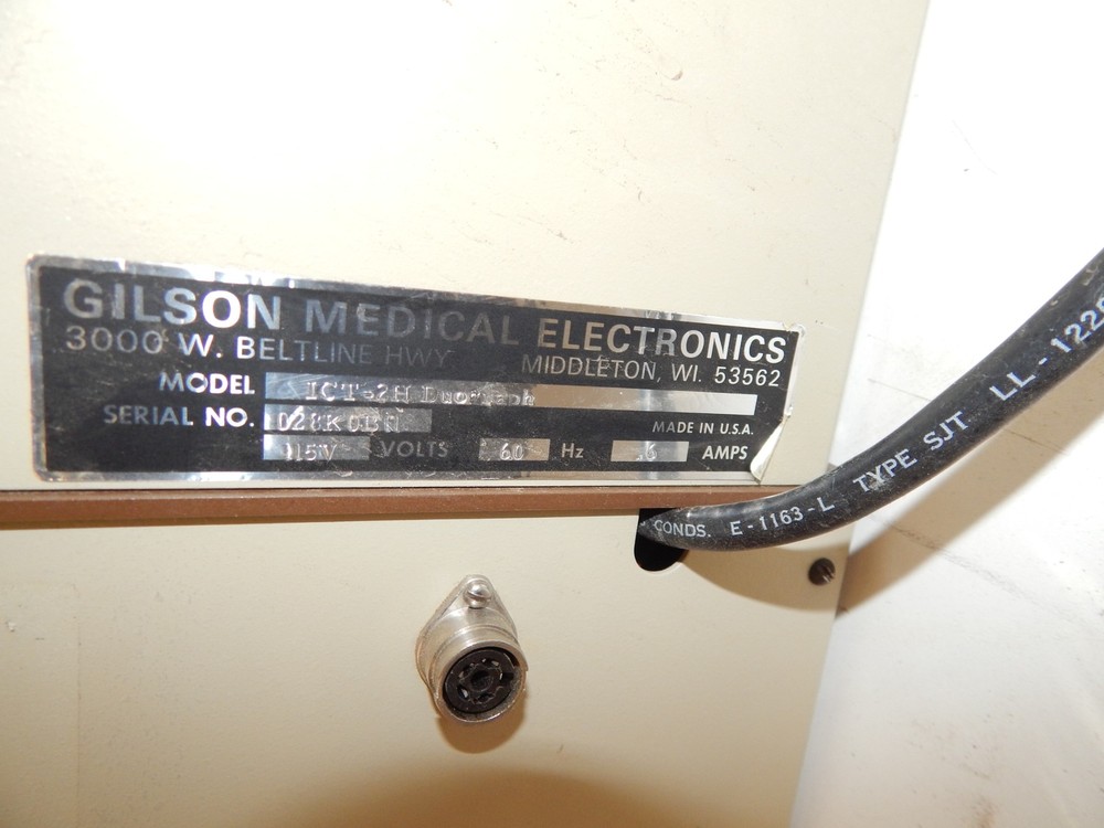 ^^ GILSON MODEL DUOGRAPH CHART RECORDER W/ IC-MP MODULES (SBW22)