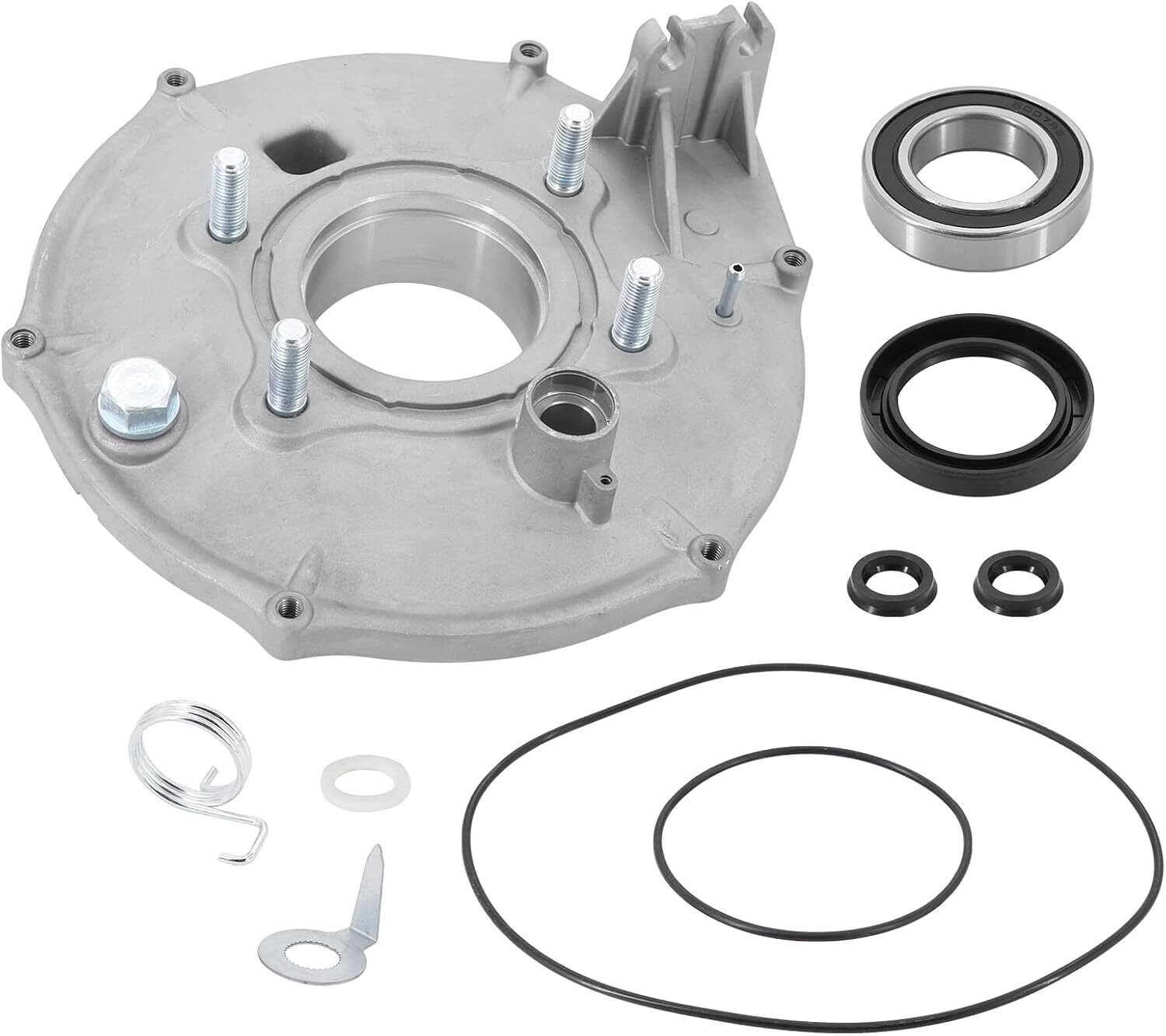 Rear Brake Backing Plate W/Bearing Seals Kit for Honda Fourtrax 300 TRX300 300FW
