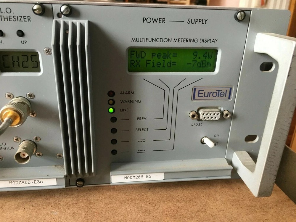 EUROTEL 20 WATT ANALOG 5 WATT DVB-T UHF REPEATER-TRANSMITTER TESTED