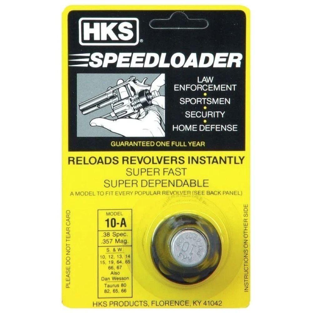 3 Pack HKS 10-A Speedloader 6 Shot for .38 / .357 - S&W - Taurus - Rossi Models