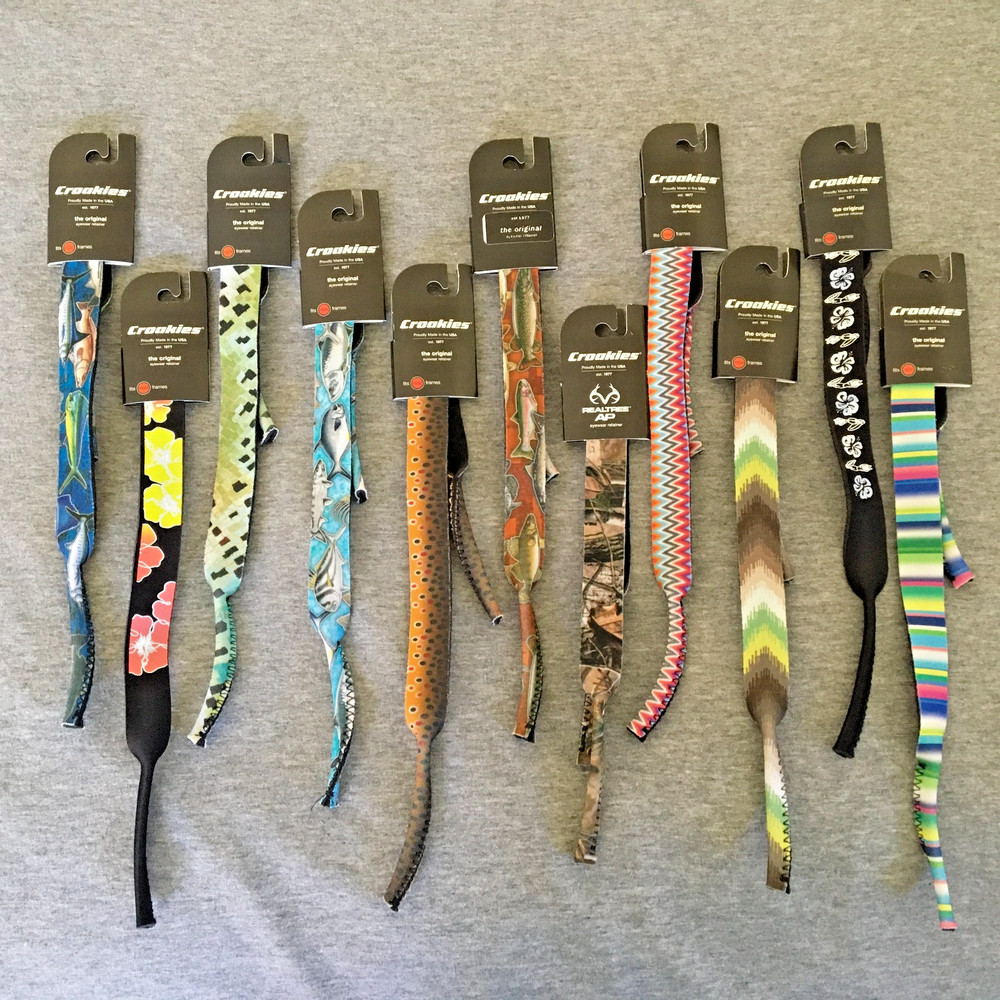 NWT Croakies Regular & XLG  Assorted Sizes, Solids & Prints