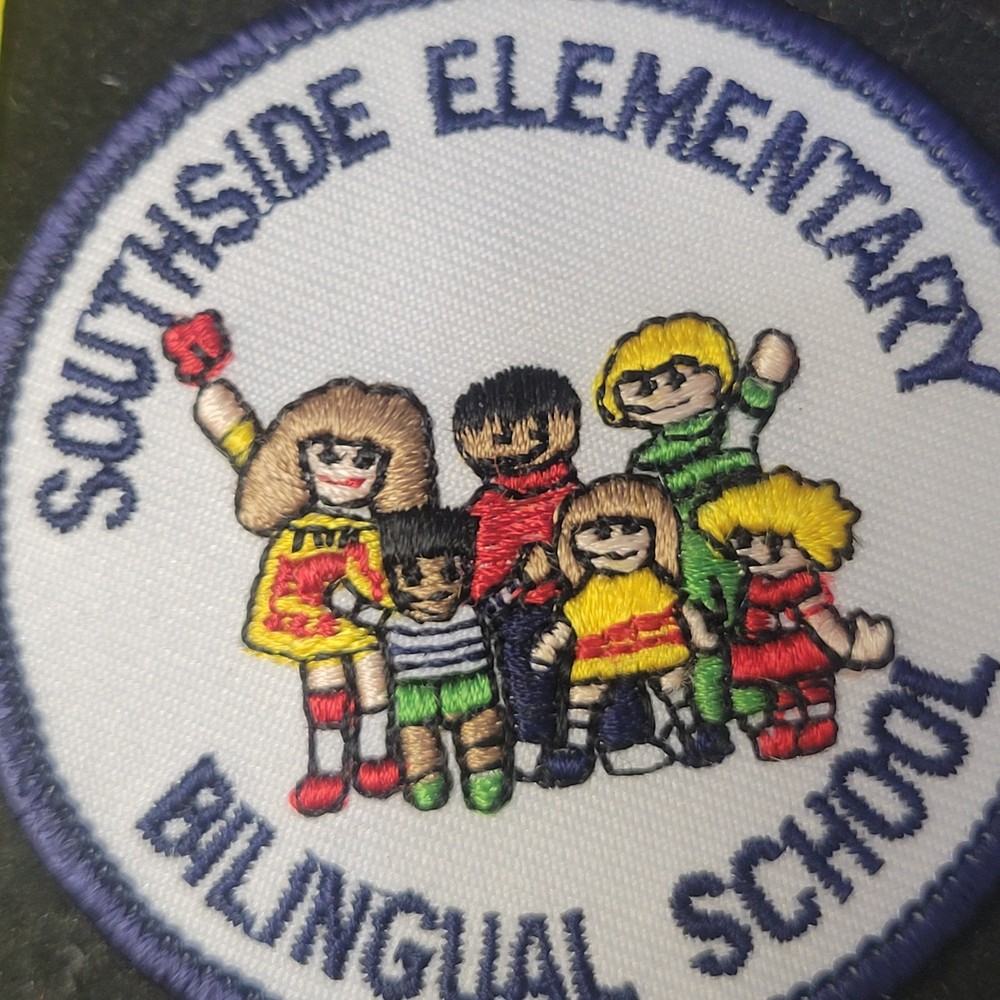 Southside Elementary Bilingual Campus School Patch Logo Brand Unused