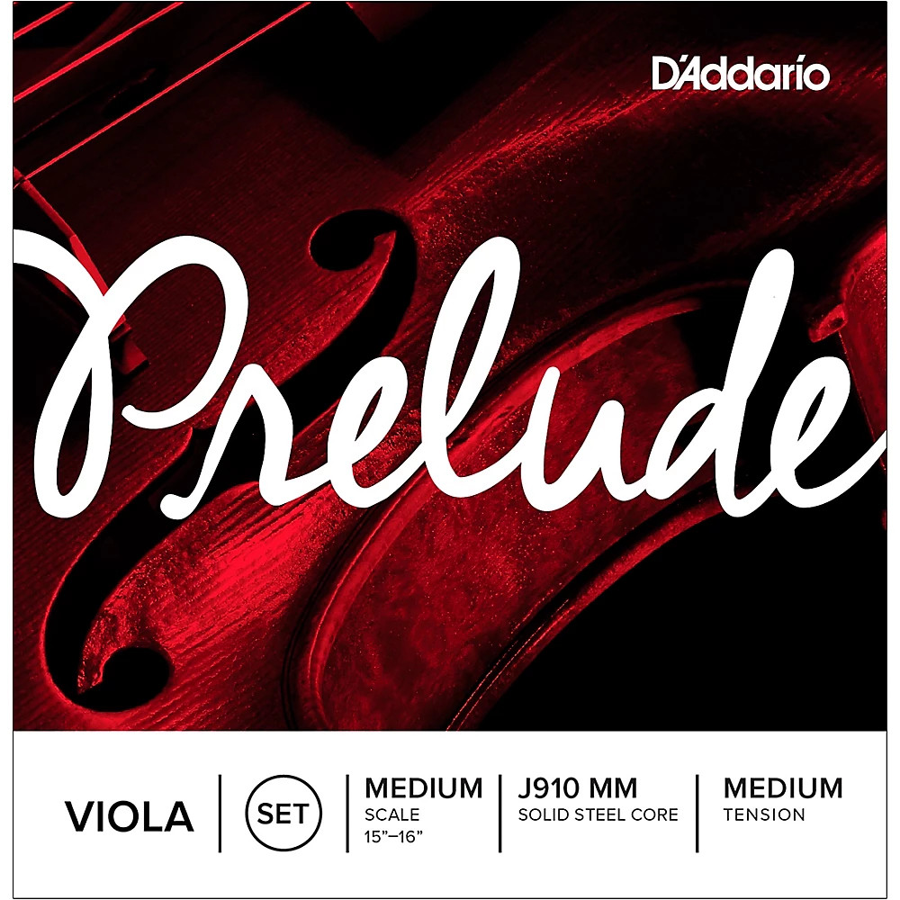 D'Addario Prelude Series Viola String Set 15-16 Medium Scale