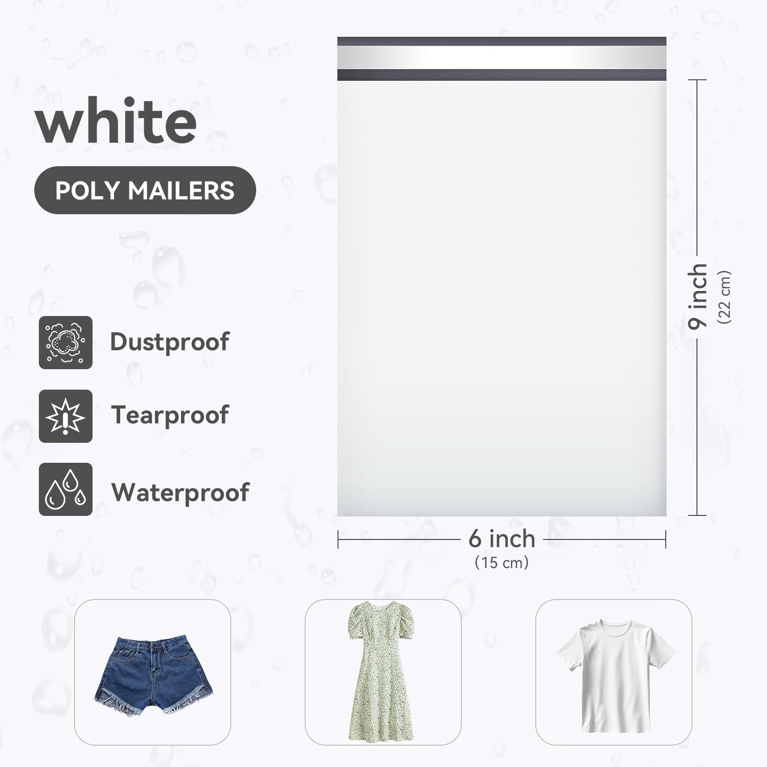 Poly Mailers Shipping Bags Envelopes Premium Bags 6x9 7.5x10 9x12 10x13 12x15.5