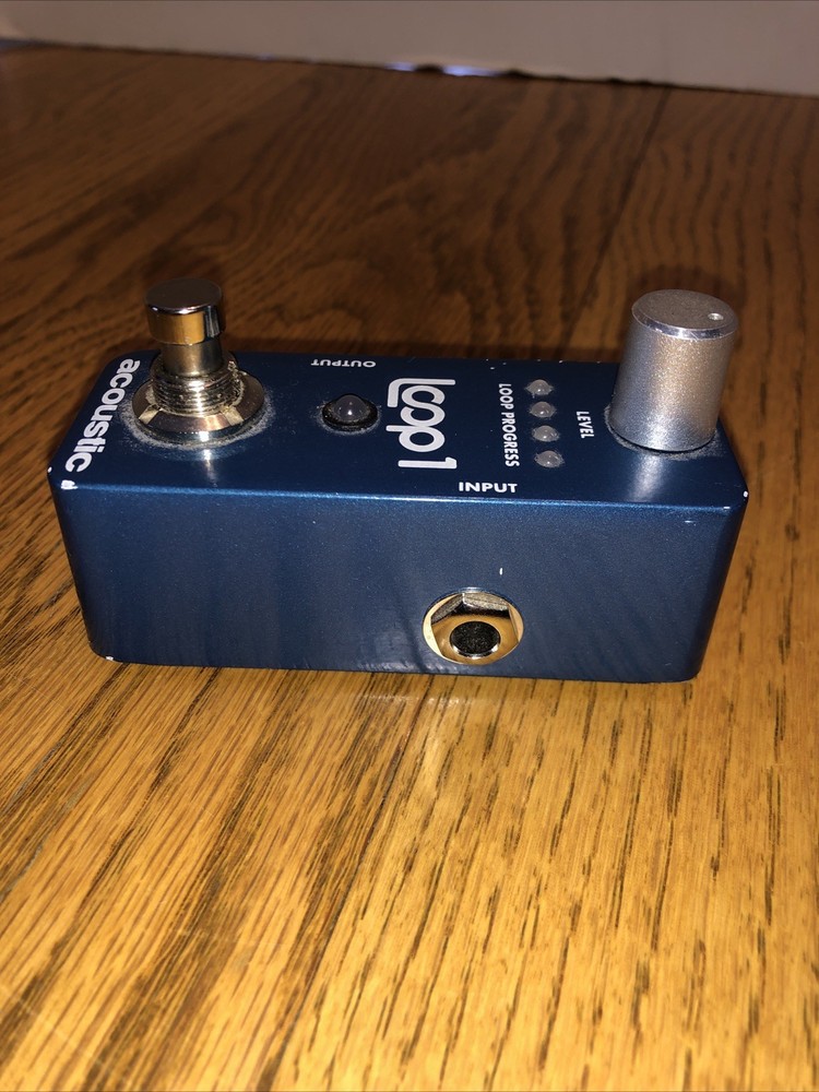 Acoustic Loop1 Looper Guitar Effect Pedal. Untested.