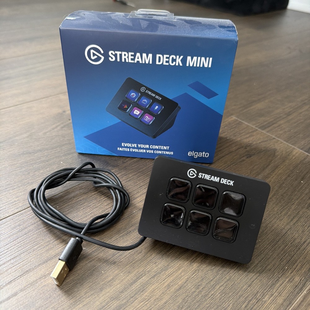Elgato Stream Deck Mini - 6 Key Programmable LCD Controller - PC / Mac