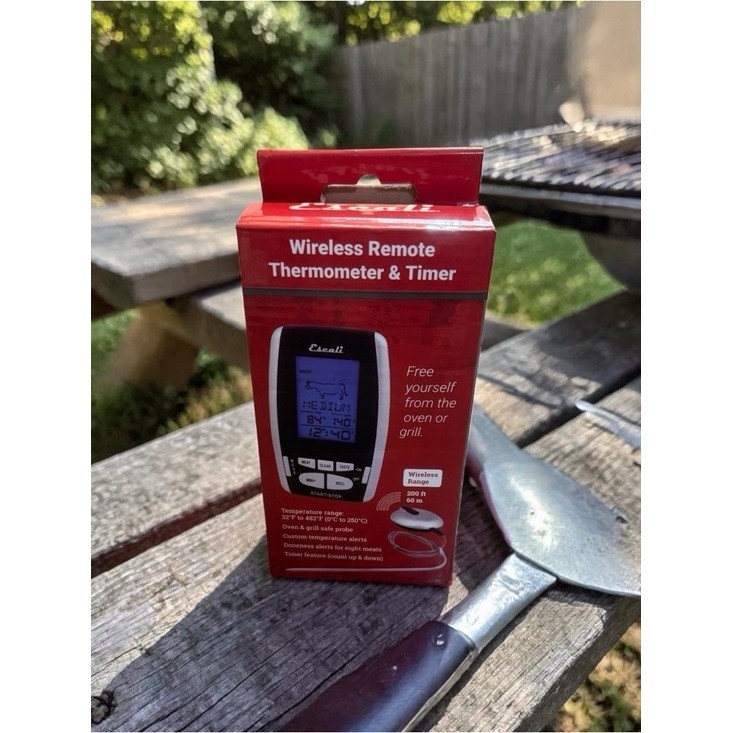 Escali Wireless Thermometer & Timer NEW