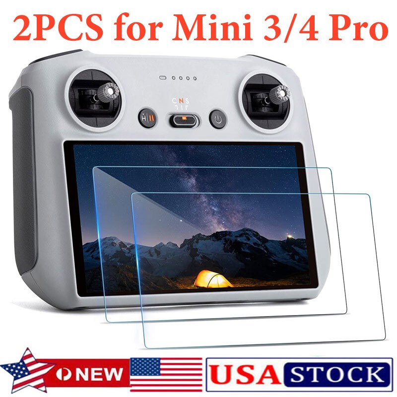 2PCS Mini 4&3 Pro Screen Protector for DJI RC Remote Controller Accessories