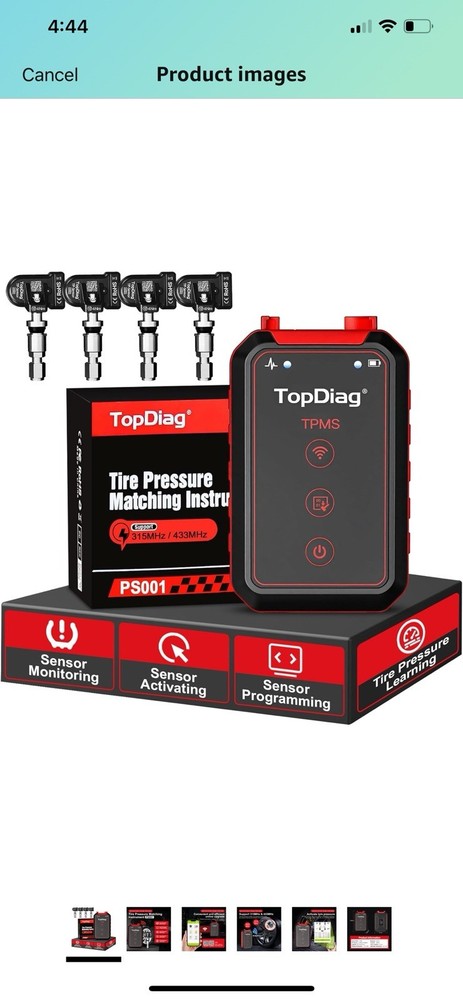 PS001 TPMS Programming Tool Tire Pressure Matching Instrument