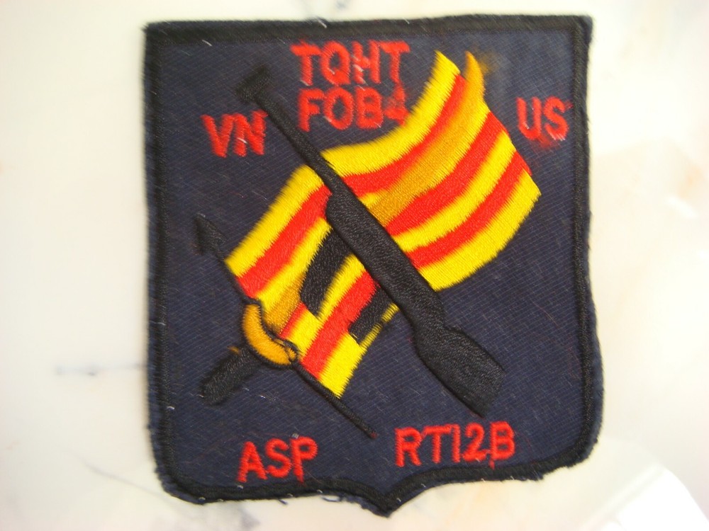 US 5th SF GROUP FOB-4 ASP RT, VIETNAM  WAR PATCH
