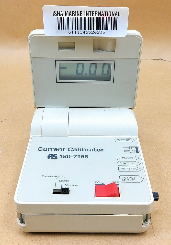 RS Precision Current Calibrator 0-20mA Source Simulator Tester 180-7155