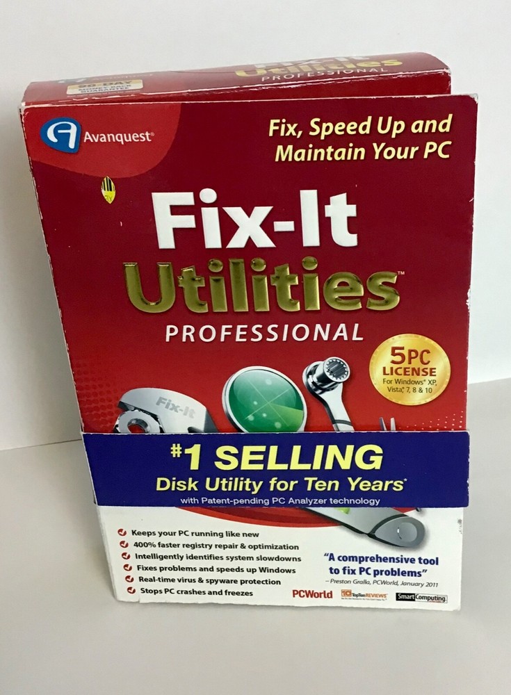 FIX-IT UTILITIES PROFESSIONAL 5 PC LICENSE