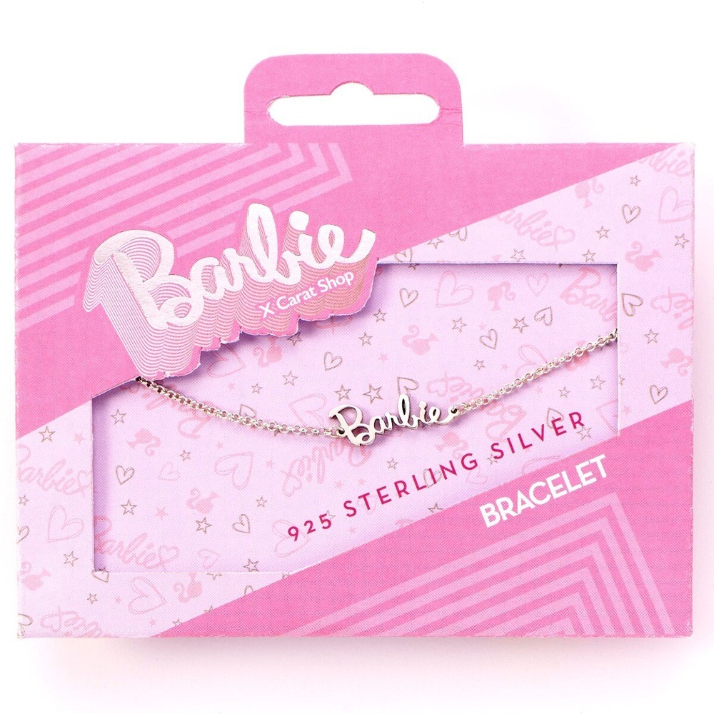 Barbie Sterling Silver Logo Bracelet
