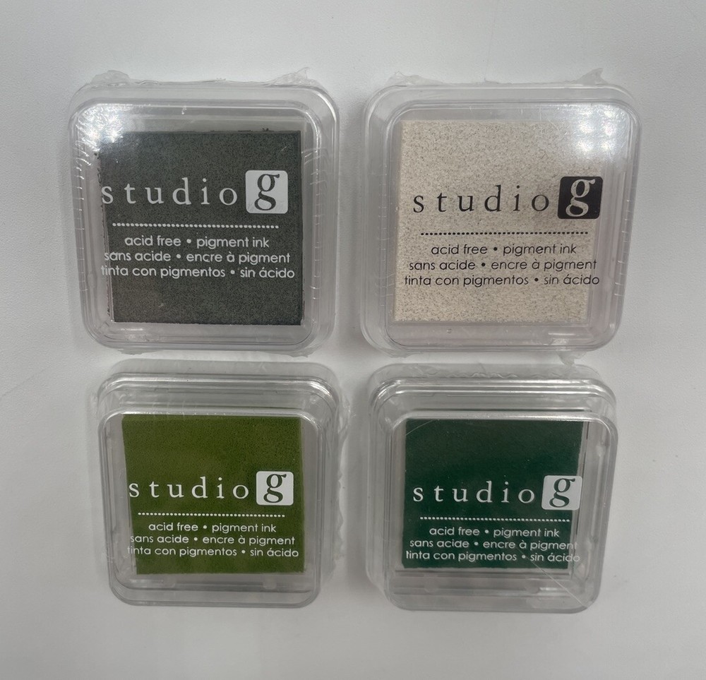 Studio G Pigment Ink Pads 4/Pkg