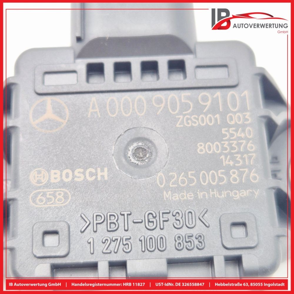 Sensor rotation rate sensor A0009059101 Mercedes E-Class estate S212 E200 Bosch