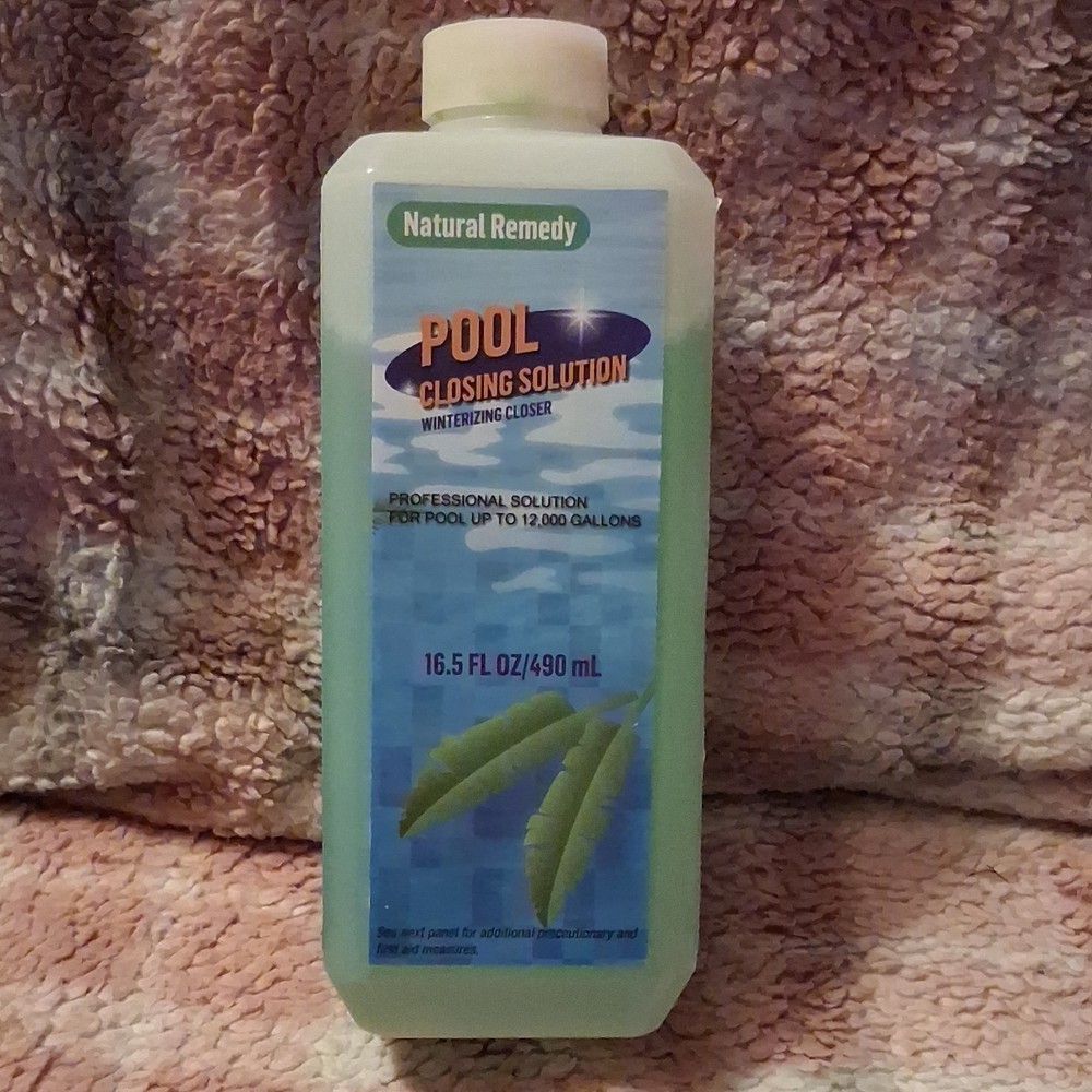 Natural Remedy Pool Closing Solution Winterizing Closer 16.5 fl oz (490 ml)
