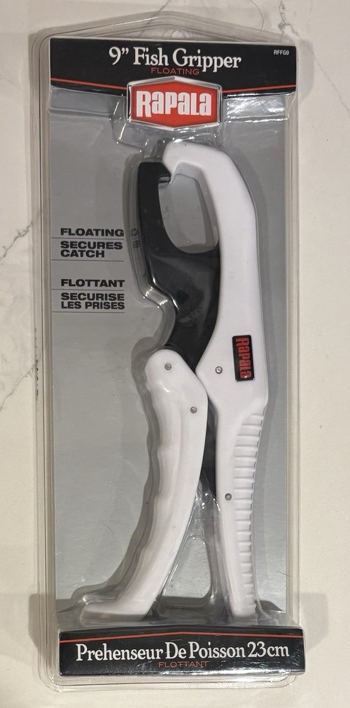 Rapala 9” Floating Fish Gripper - White Model RFFG9