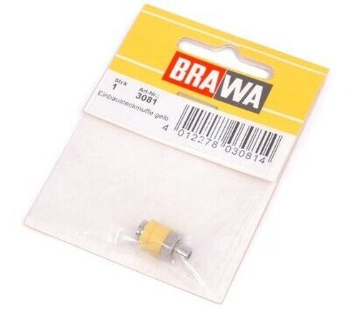 BRAWA 3081 Connector For Yellow Plug