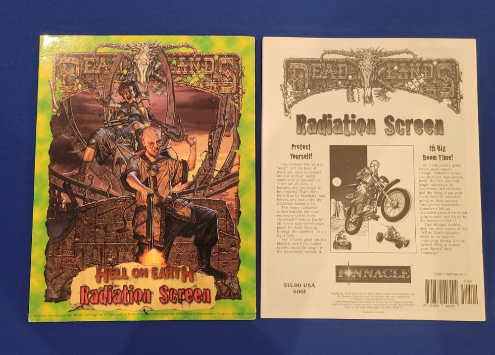 Radiation Screen with Apocalypse Now - Deadlands Hell on Earth