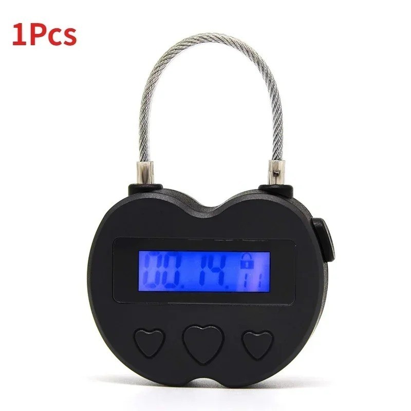 Multifunctional LCD Display Time Lock, Waterproof USB Rechargeable Temporary Tim