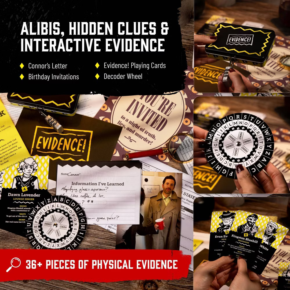 Hunt A Killer Game Night Gone Wrong Board Game